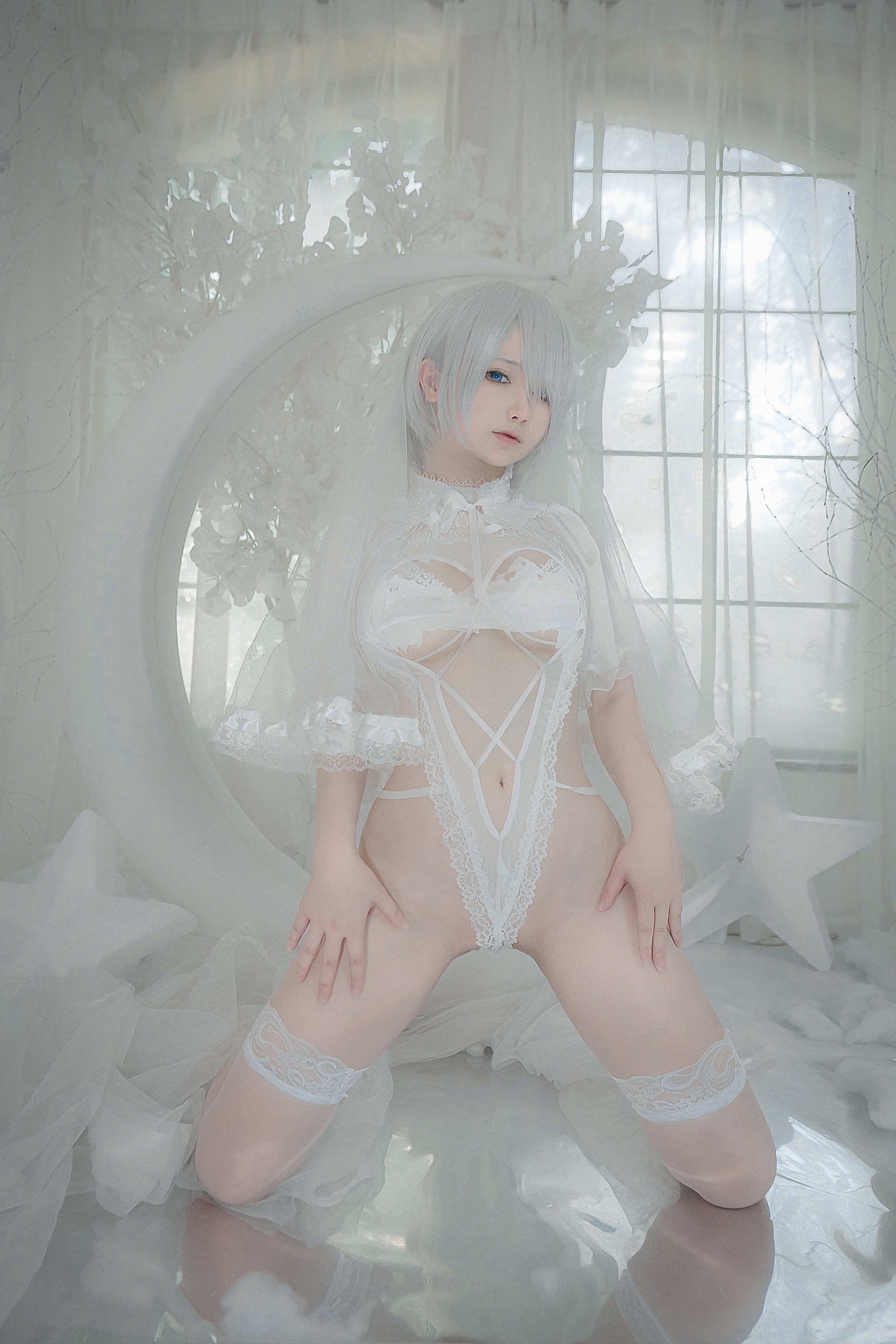 樱梨梨 - NO.015 - 2B白花嫁[24P]-XikXak